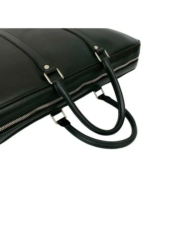Louis Vuitton Porte Documents Voyage Epi Leather Business Briefcase Noir - Picture 4 of 10